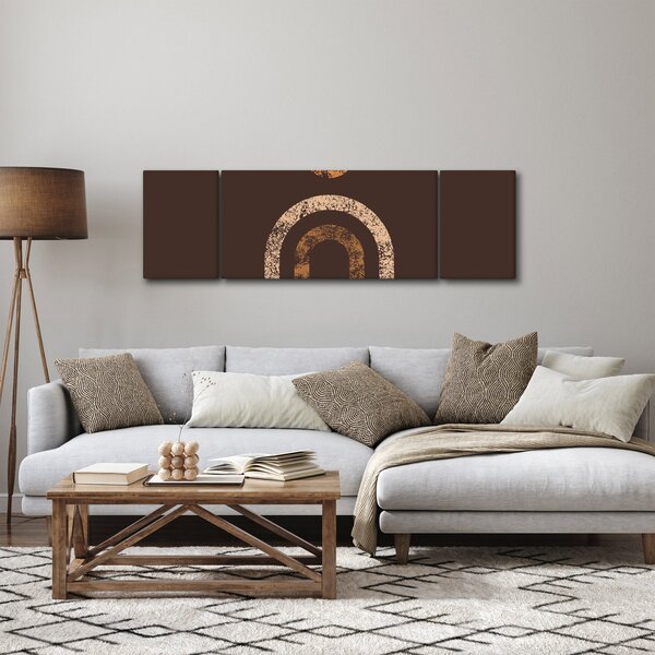 Obraz - Pomarańczowe łuki N⁰1 (170x50 cm)