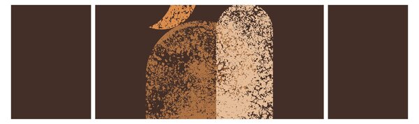 Obraz - Pomarańczowe łuki N⁰2 (170x50 cm)