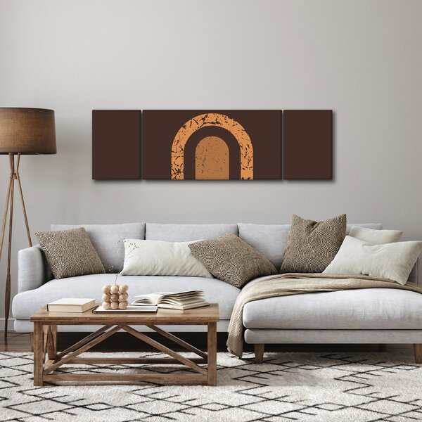 Obraz - Pomarańczowe łuki N⁰3 (170x50 cm)