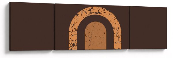 Obraz - Pomarańczowe łuki N⁰3 (170x50 cm)