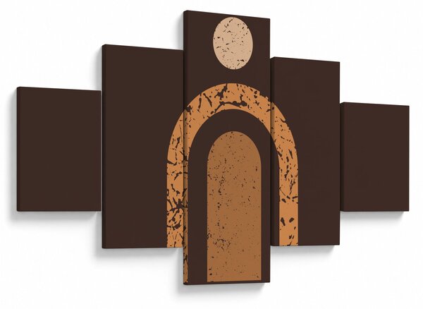 Obraz - Pomarańczowe łuki N⁰3 (125x70 cm)