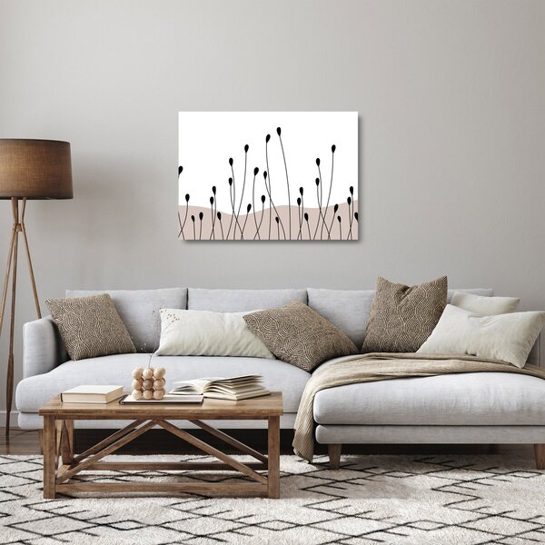 Obraz na szkle - Łąka graficzna N⁰1 (70x50 cm)
