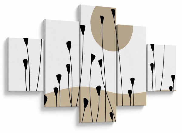 Obraz - Łąka graficzna N⁰2 (125x70 cm)