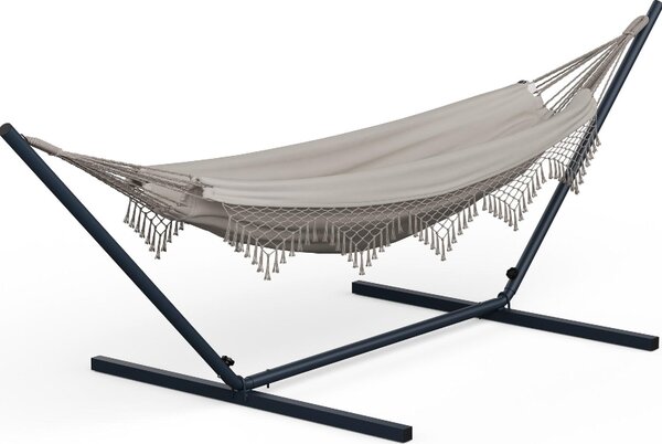 BlumfeldtSwayStation Boho hamak, 400 x 116 cm, odporny na warunki atmosferyczne, odporny na korozję