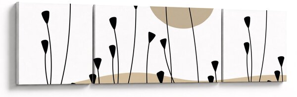 Obraz - Łąka graficzna N⁰2 (170x50 cm)