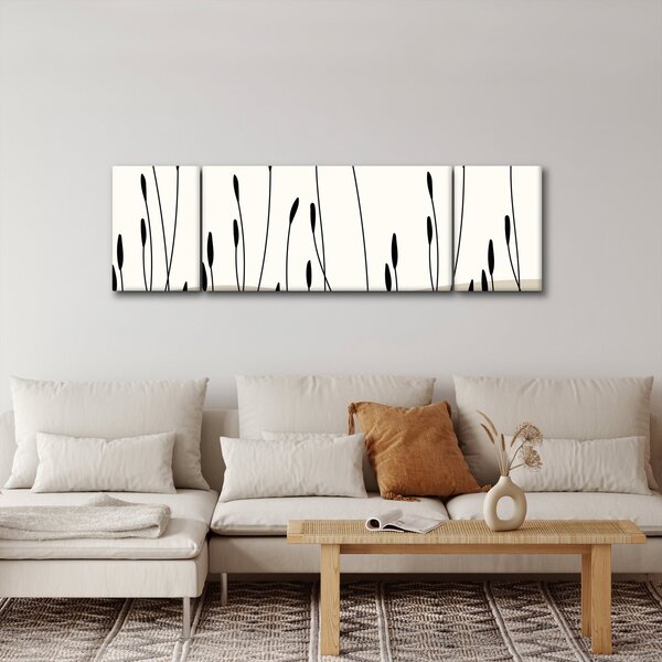 Obraz - Łąka graficzna N⁰3 (170x50 cm)