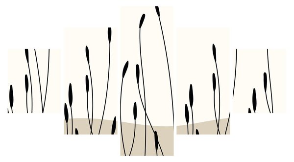 Obraz - Łąka graficzna N⁰3 (125x70 cm)