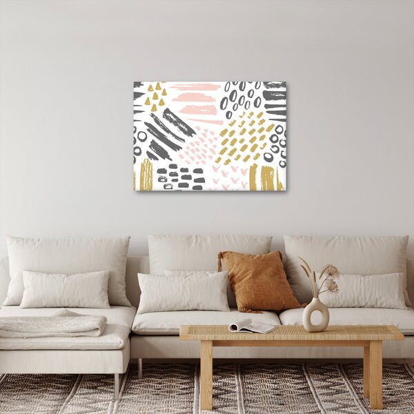 Obraz - Uderzenia abstrakcyjne (70x50 cm)
