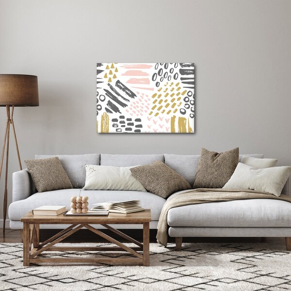 Obraz - Uderzenia abstrakcyjne (70x50 cm)