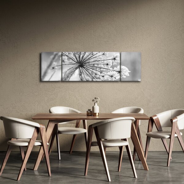 Obraz - Kwiat w zimie (170x50 cm)