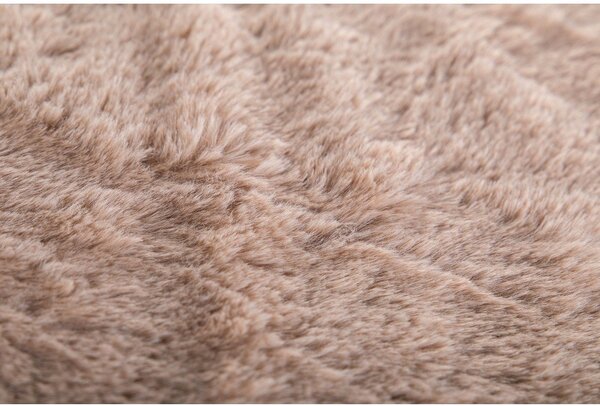 Brązowy koc ze sztucznego futra 150x200 cm Ruby – Tiseco Home Studio