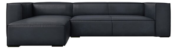 Ciemnoniebieski skórzany narożnik (lewostronny) Madame – Windsor & Co Sofas