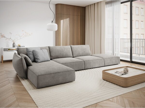 Jasnoszary narożnik (lewostronny) Vanda – Mazzini Sofas