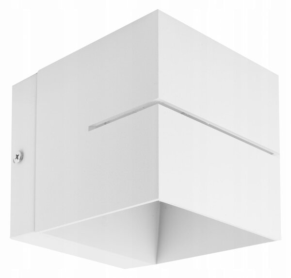 Kinkiet Lampa Ścienna Natynkowa Cube 2 kostka G9 biała