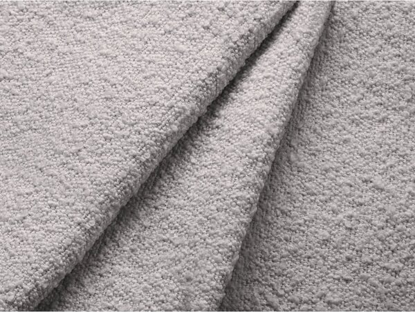 Jasnoszara rozkładana sofa z materiału bouclé 247 cm Jodie – Micadoni Home
