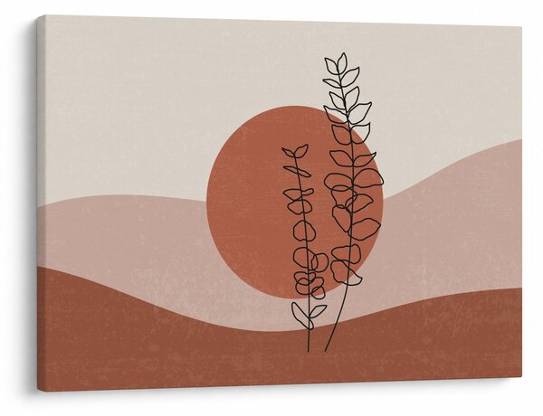 Obraz - Boho leaves N⁰1 (70x50 cm)