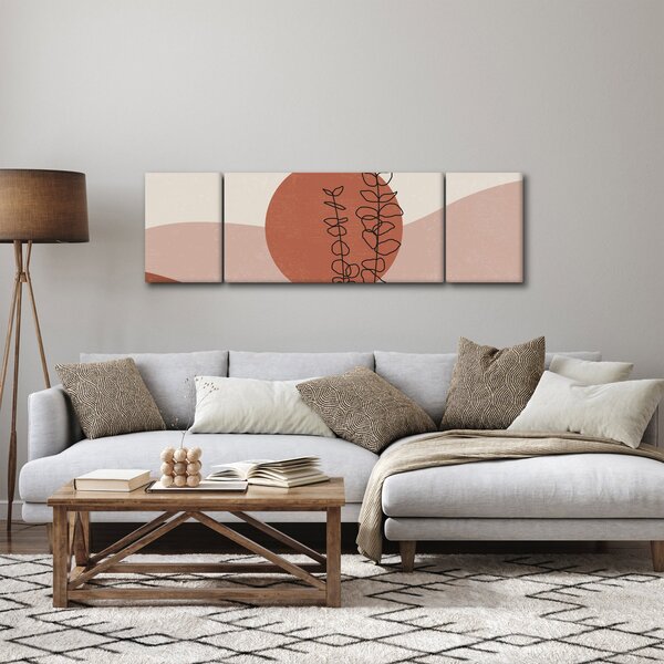 Obraz - Boho leaves N⁰1 (170x50 cm)