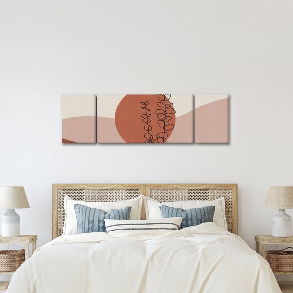 Obraz - Boho leaves N⁰1 (170x50 cm)