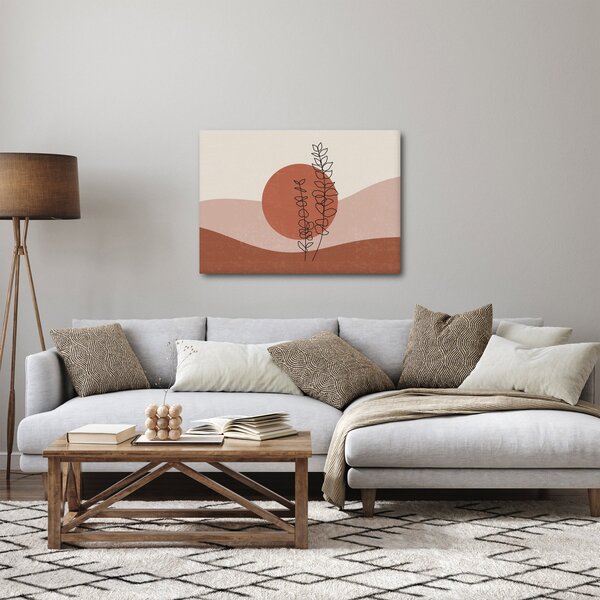 Obraz - Boho leaves N⁰1 (70x50 cm)