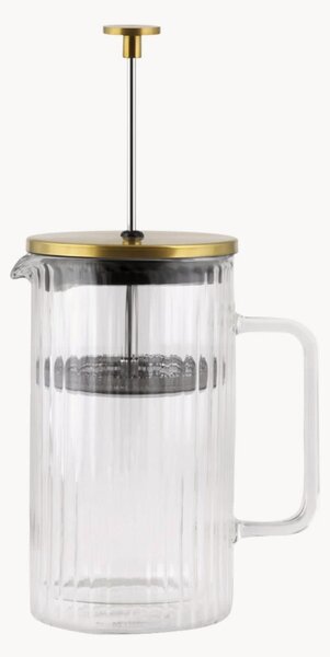 Dzbanek ze szkła borokrzemowego z zaparzaczem Tulip Gold, 1,5 l