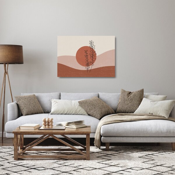 Obraz na szkle - Boho leaves N⁰1 (70x50 cm)