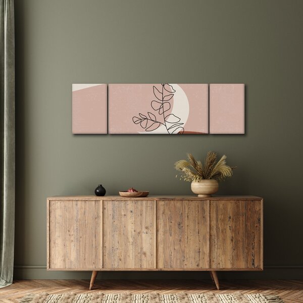 Obraz - Boho leaves N⁰2 (170x50 cm)