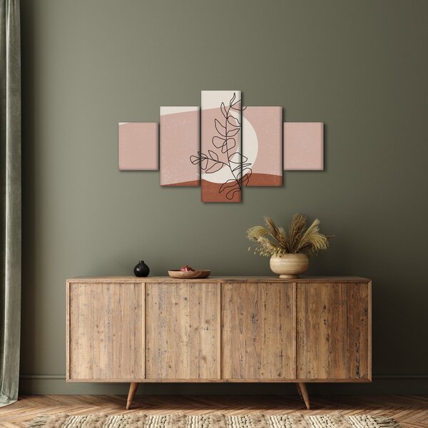 Obraz - Boho leaves N⁰2 (125x70 cm)
