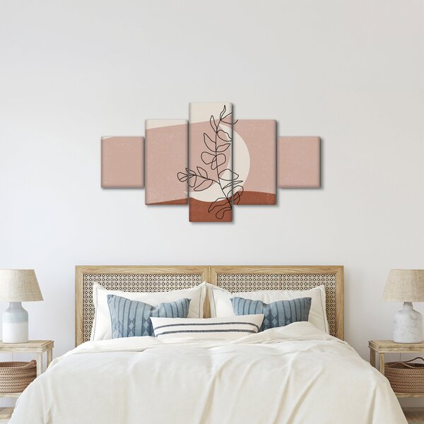 Obraz - Boho leaves N⁰2 (125x70 cm)