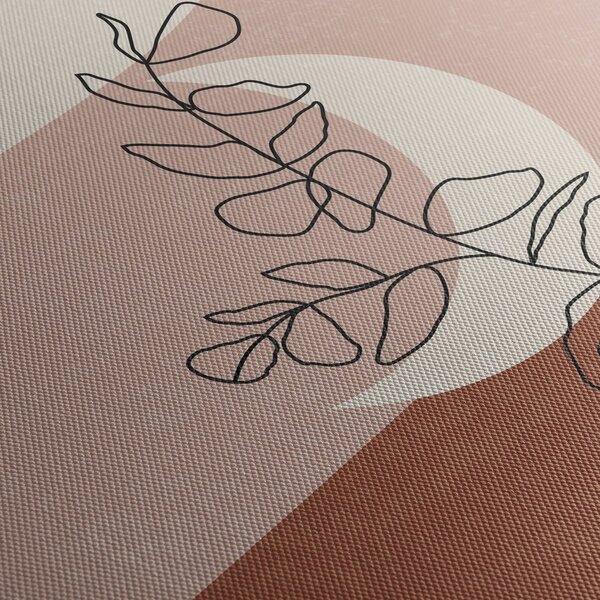 Obraz - Boho leaves N⁰2 (170x50 cm)