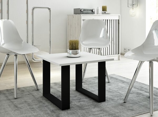 Minimalistyczny stolik kawowy biały N7-B60