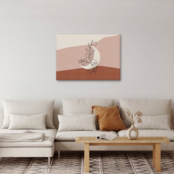 Obraz - Boho leaves N⁰2 (70x50 cm)