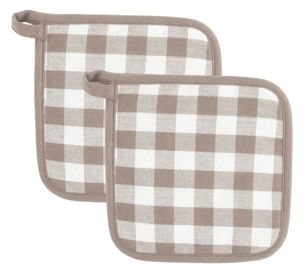 Bawełniane rękawice kuchenne zestaw 2 szt. Gingham – Tiseco Home Studio