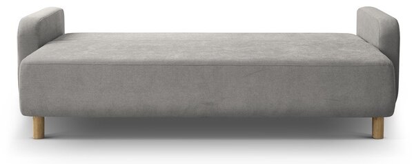 Szara rozkładana sofa ze schowkiem 231 cm Elen – Micadoni