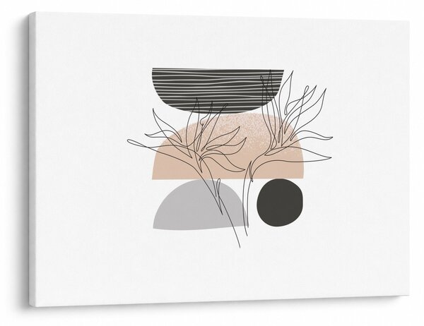 Obraz - Line art flowers N⁰2 (70x50 cm)