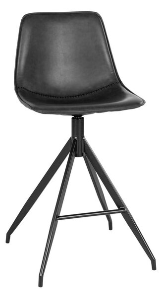 Czarne hokery zestaw 2 szt. 84 cm Monaco – House Nordic