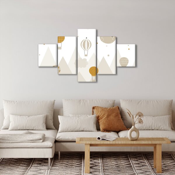 Obraz - Latające balony (125x70 cm)