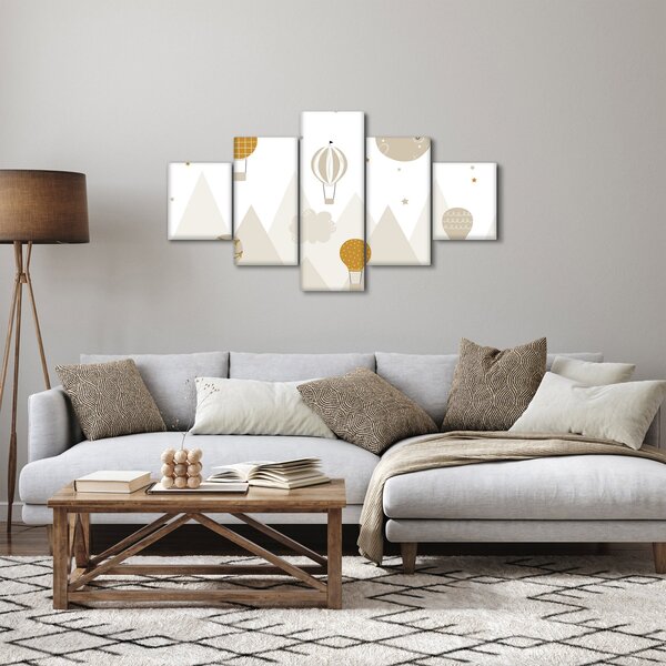 Obraz - Latające balony (125x70 cm)