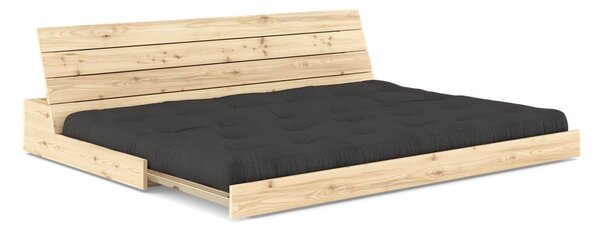 Ciemnoszara rozkładana sofa 196 cm Base – Karup Design