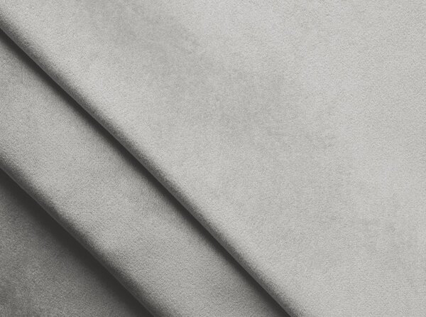 Jasnoszare tapicerowane łóżko dwuosobowe ze schowkiem i stelażem 140x200 cm Anani – Makamii