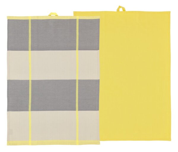 Bawełniane ścierki zestaw 2 szt. 50x70 cm Blocks – Södahl