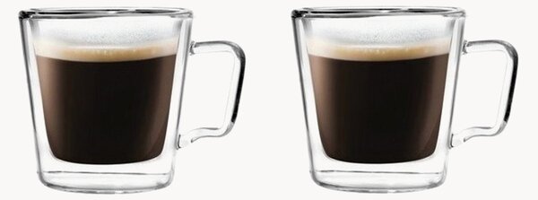 Komplet filiżanek do espresso ze szkła borokrzemowego Diva, 2 elem