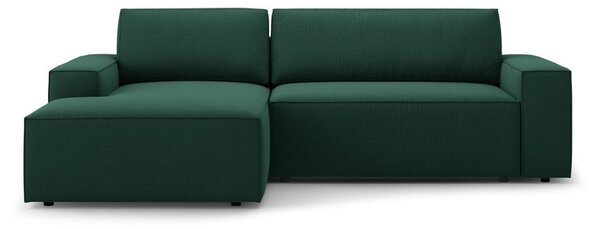 Zielony rozkładany narożnik (lewostronny) Jodie – Micadoni Home