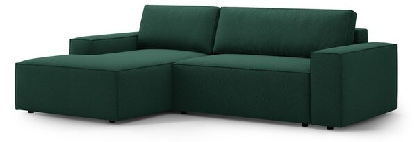 Zielony rozkładany narożnik (lewostronny) Jodie – Micadoni Home