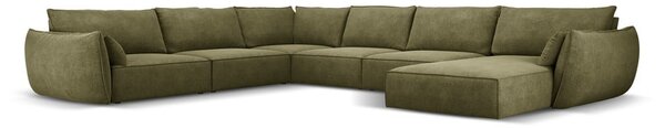 Zielony narożnik (lewostronny) Vanda – Mazzini Sofas