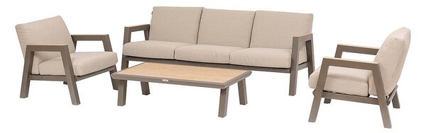 Zestaw aluminiowy HELIOS dla 5 osób (szaro-brązowy)