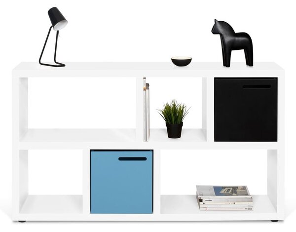 Biały regał 150x83 cm Berlin – TemaHome