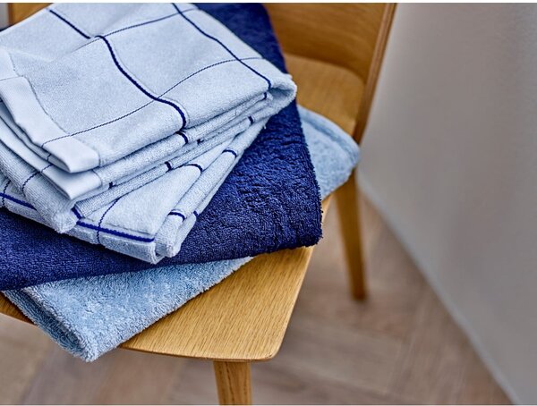Ciemnoniebieski bawełniany ręcznik frotte 40x60 cm Comfort – Södahl