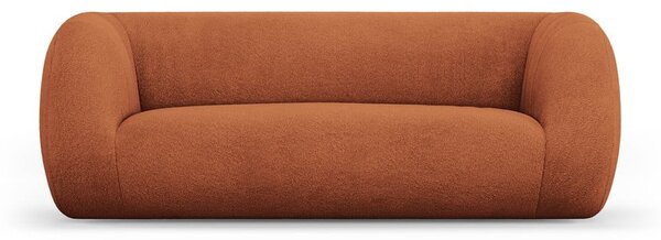 Pomarańczowa sofa z materiału bouclé 210 cm Essen – Cosmopolitan Design