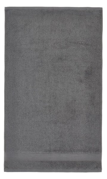 Ciemnoszary bawełniany ręcznik kąpielowy frotte 70x120 cm Anti-Bacterial – Catherine Lansfield