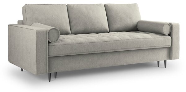 Jasnoszara rozkładana sofa Milo Casa Santo